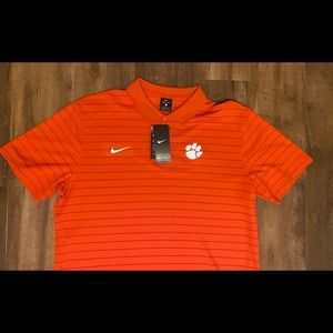 Nike Clemson dry fit polo. New with tags. Men’s size large.